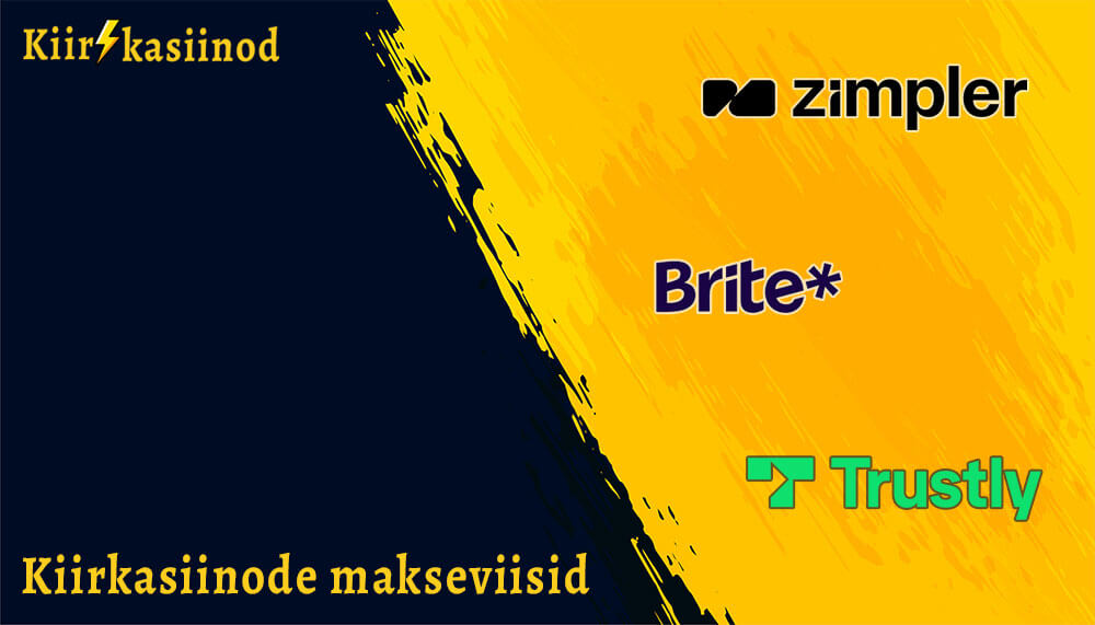 Kasiinode makseviisid